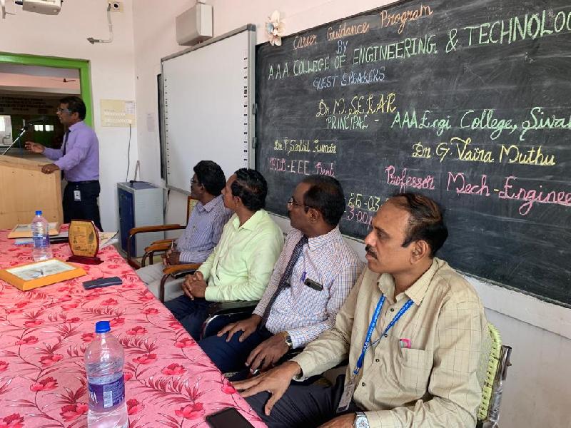 Lord Lions School Sivakasi Career Guidance Program