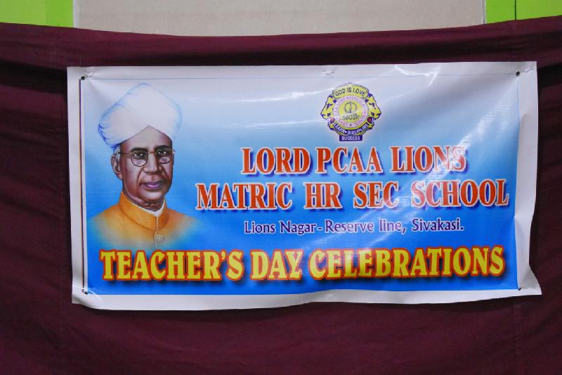 Lord Lions School Sivakasi Teacher039s Day Celebration