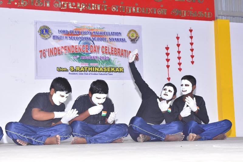 Lord Lions School Sivakasi Independence Day Celebration