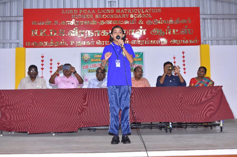 Lord Lions School Sivakasi Children039s Day Celebration