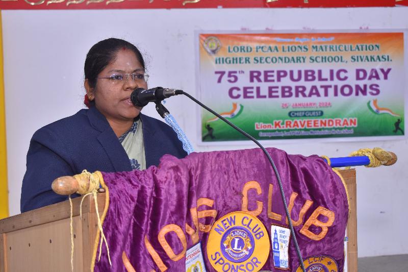 Lord Lions School Sivakasi REPUBLIC DAY CELEBRATION
