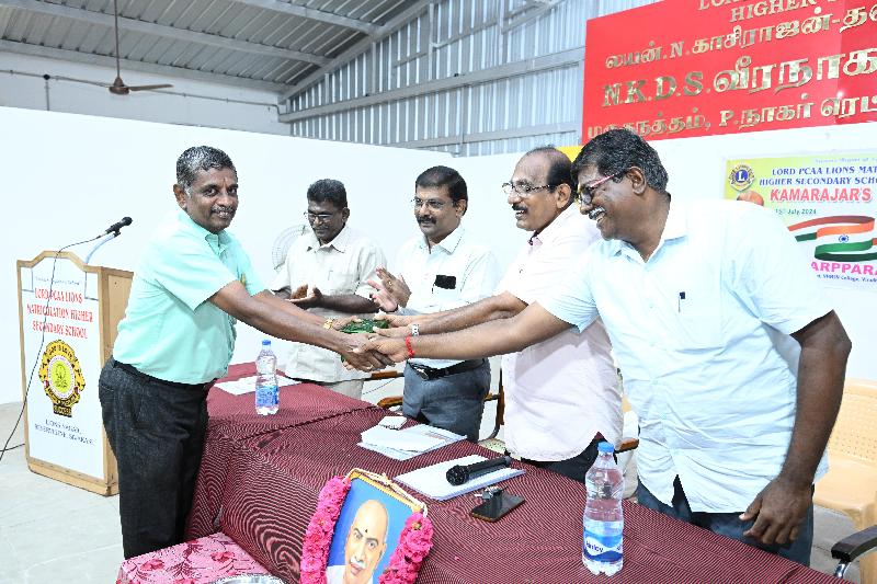 Lord Lions School Sivakasi Kamarajar Birthday Celebrations