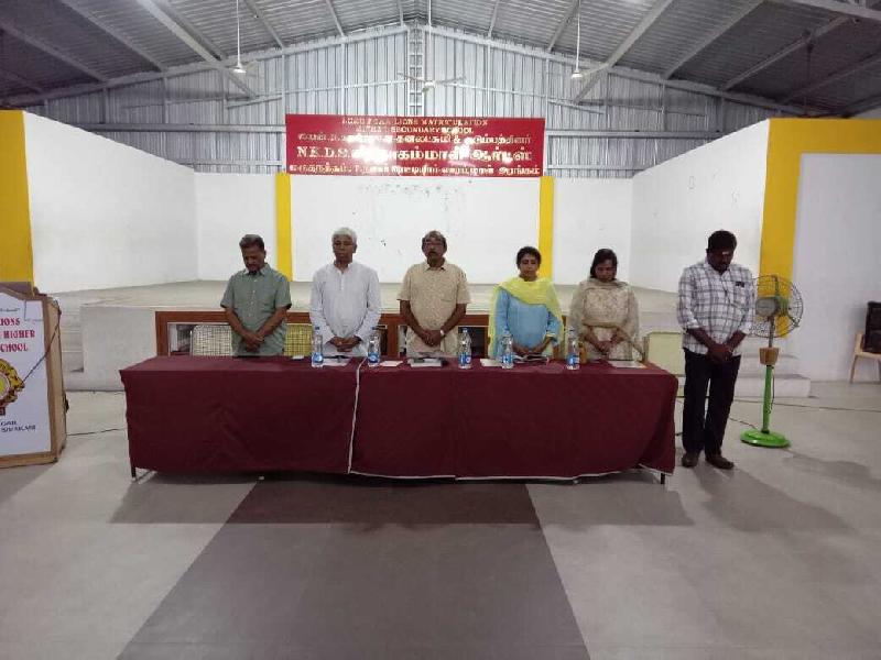 Lord Lions School Sivakasi Stress Management Programme