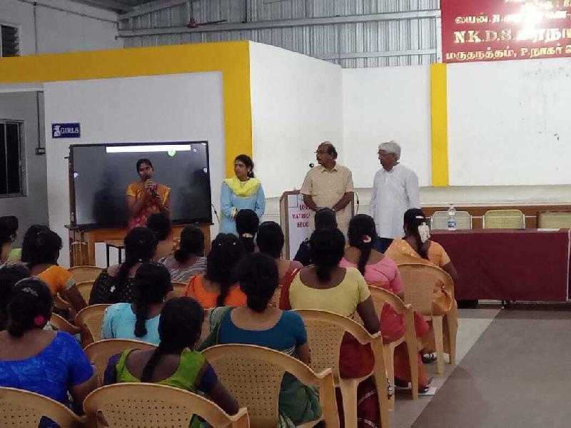 Lord Lions School Sivakasi Stress Management Programme