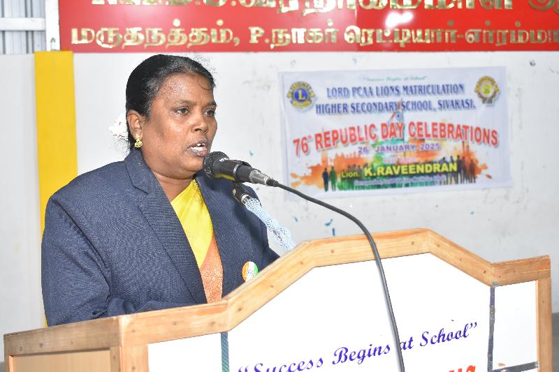 Lord Lions School Sivakasi REPUBLIC DAY CELEBRATION