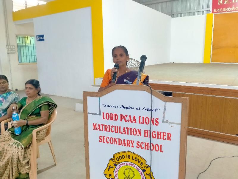 Lord Lions School Sivakasi PARENT TEACHER039S MEETING