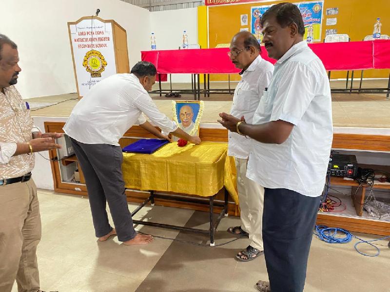 Lord Lions School Sivakasi KAMARAJAR BIRTHDAY CELEBRATION