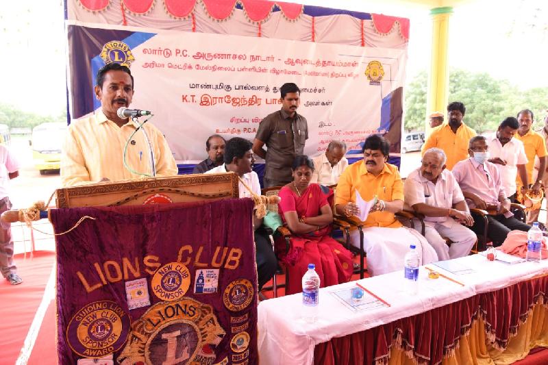 Lord Lions School Sivakasi School Stage amp Rain Water Harvesting Opening Ceremony