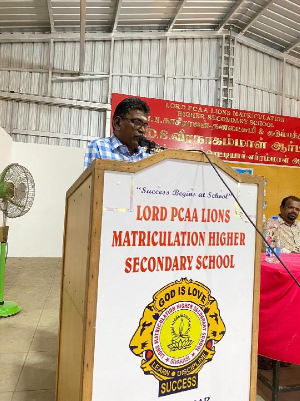 Lord Lions School Sivakasi KAMARAJAR BIRTHDAY CELEBRATION