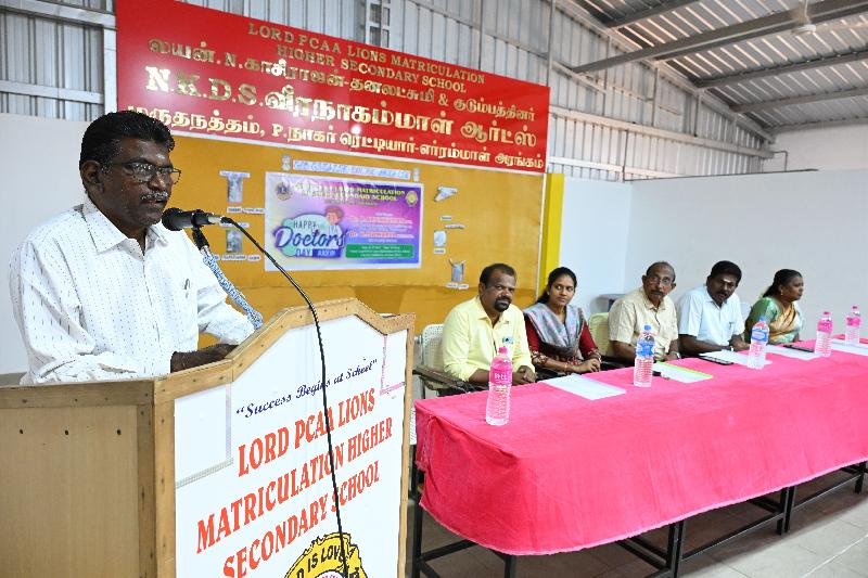 Lord Lions School Sivakasi NATIONAL DOCTOR039S DAY