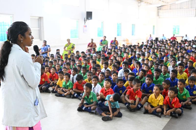 Lord Lions School Sivakasi THE WORLD YOGA DAY