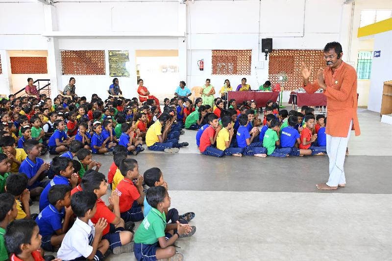 Lord Lions School Sivakasi THE WORLD YOGA DAY