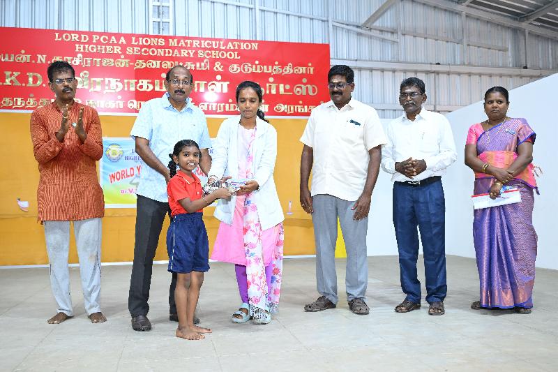 Lord Lions School Sivakasi THE WORLD YOGA DAY
