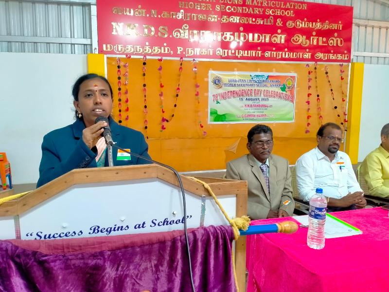 Lord Lions School Sivakasi THE INDEPENDENCE DAY