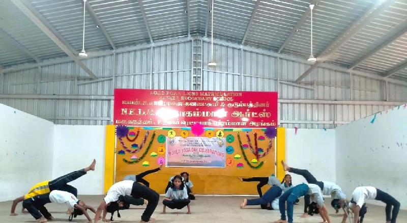 Lord Lions School Sivakasi WORLD YOGA DAY