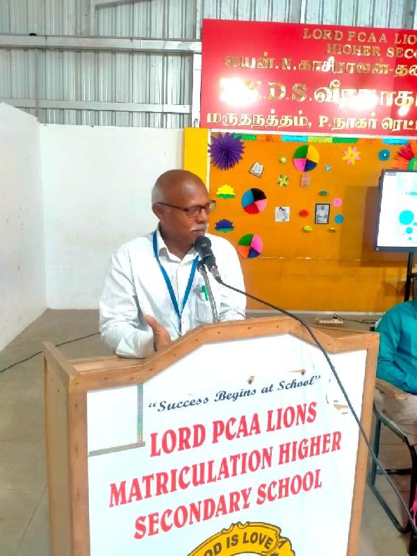 Lord Lions School Sivakasi KAMARAJAR039S BIRTHDAY CELEBRATION