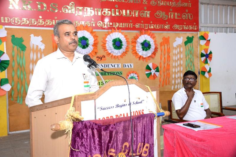 Lord Lions School Sivakasi INDEPENDENCE DAY CELEBRATION