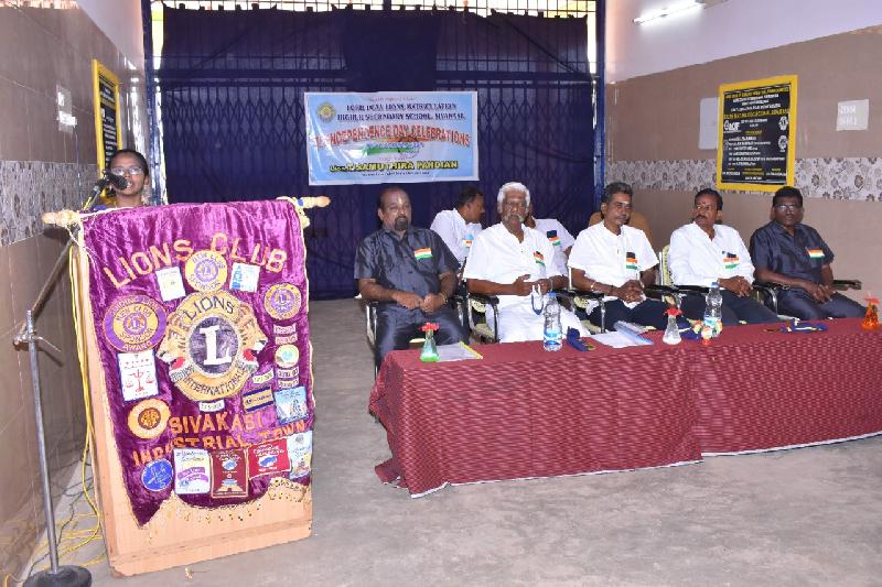 Lord Lions School Sivakasi Independence Day Celebration